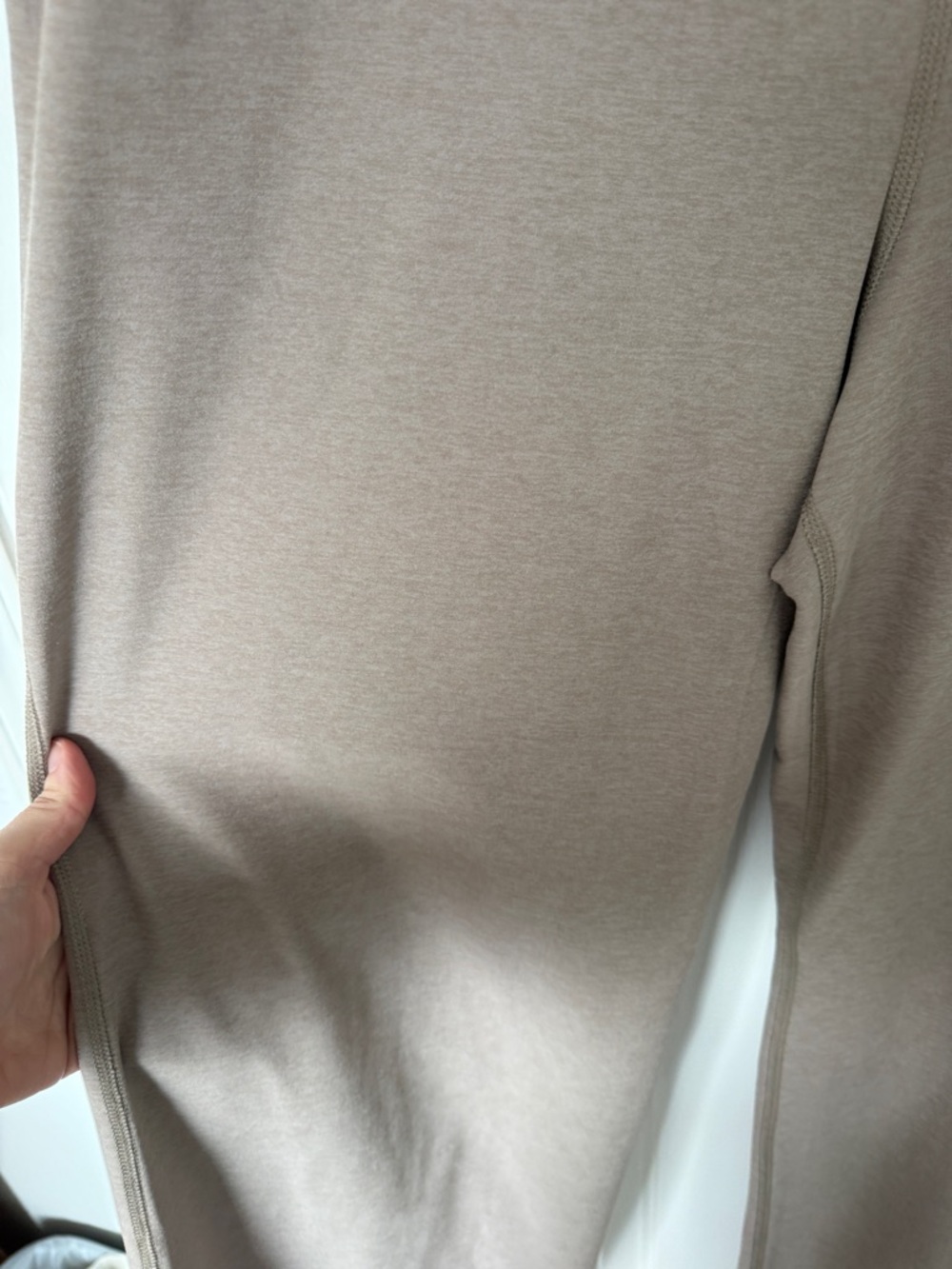 Spacedye Laid Back Wide Leg Pant 31" L Birch Heather - Picture 4 of 6